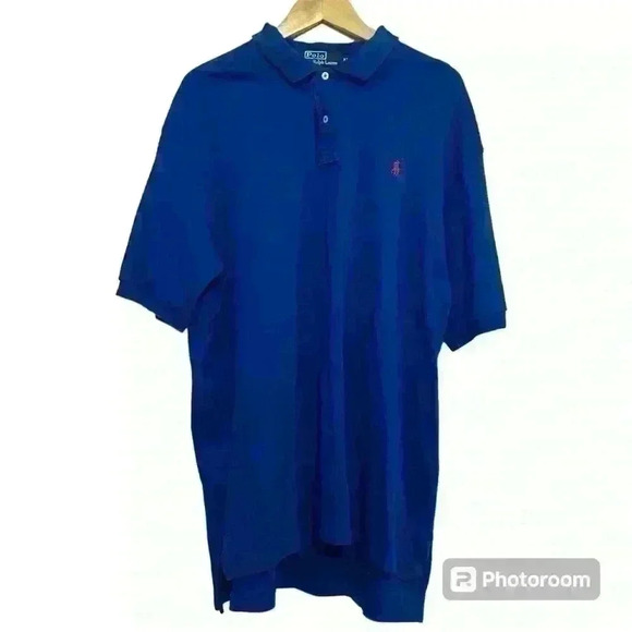 Polo by Ralph Lauren Blue Collared Short Sleeve Polo. Men’s Size XL - Picture 1 of 9